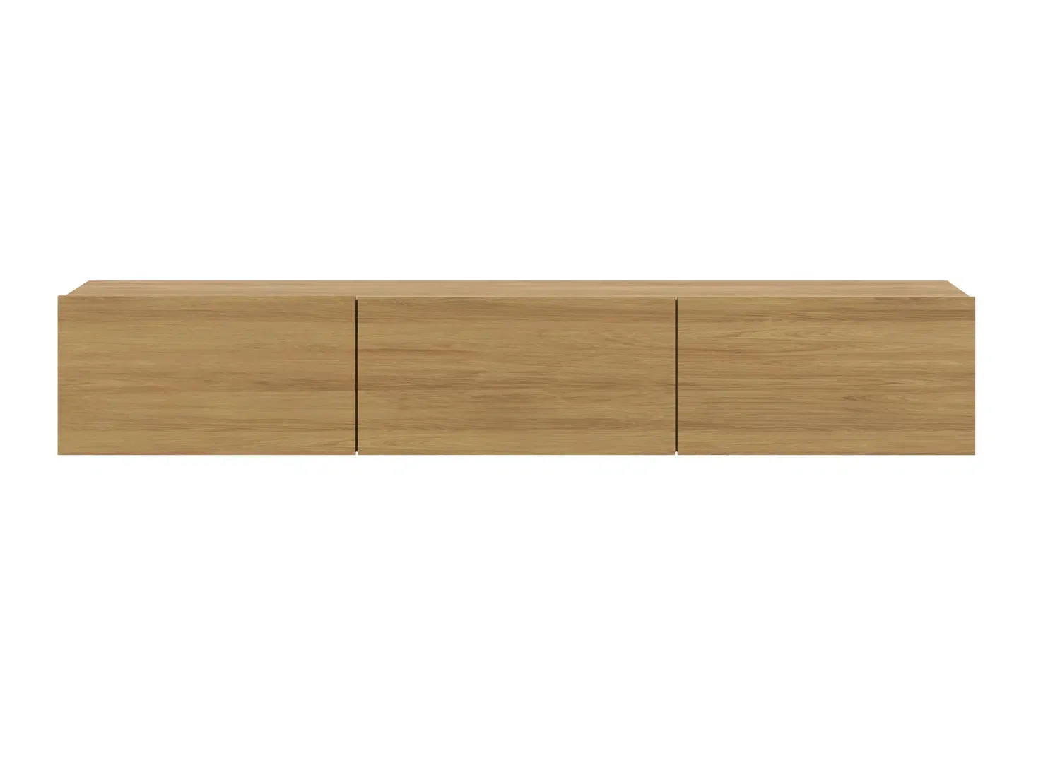 Meuble TV 180cm aspect bois de chêne hickory