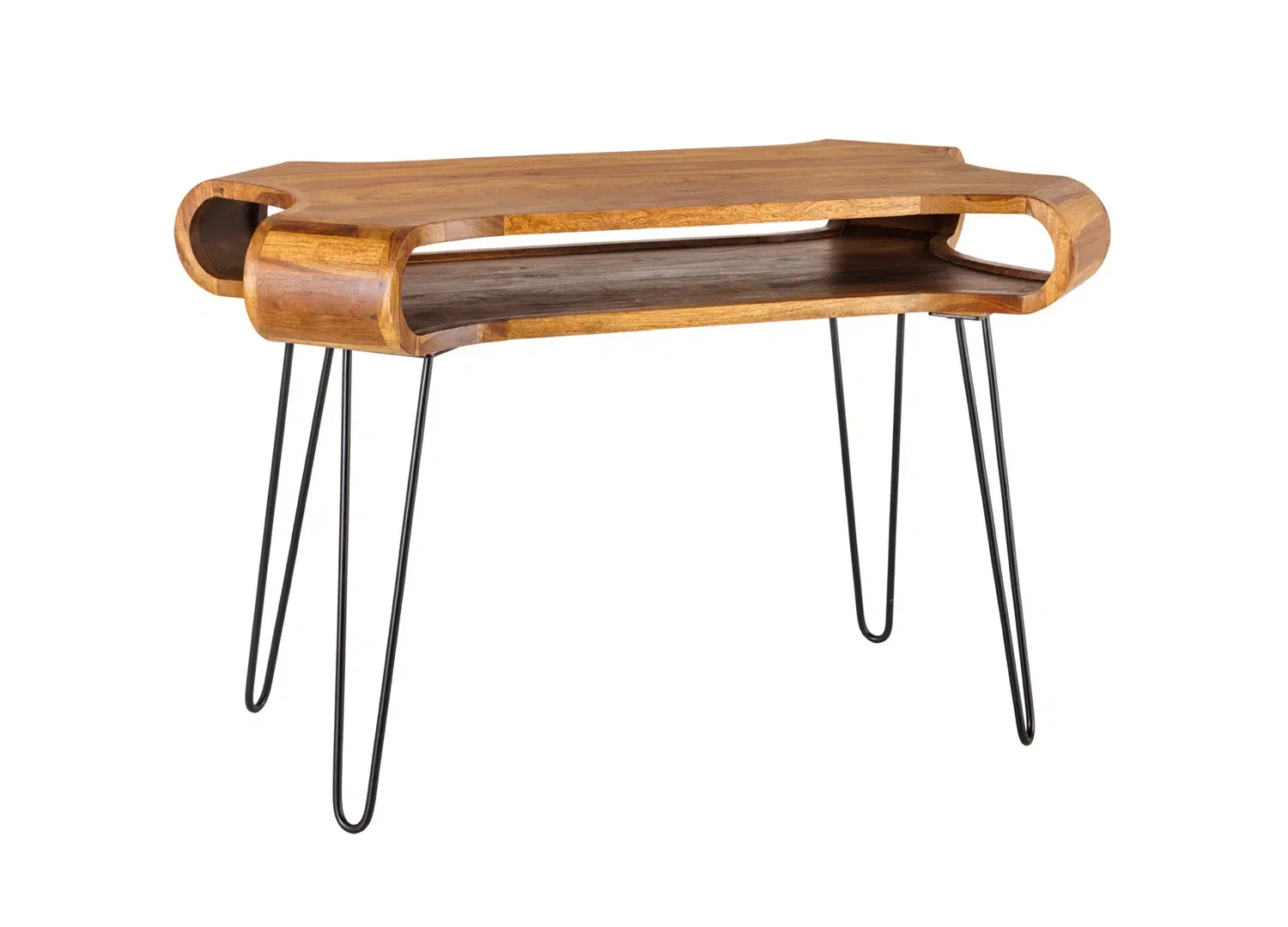 Bureau original en bois de sesham 120 cm